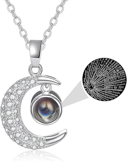 Moon Projection Necklace